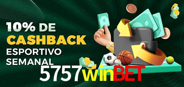 10% de bônus de cashback na 5757winbet